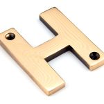 From The Anvil Polished Bronze Letter