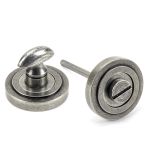 Anvil Round Thumbturn Set (Art Deco)