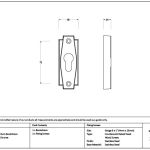Round Euro Escutcheon (Art Deco)