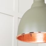 Hammered Copper Brindley Cluster Pendant in Tump