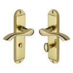 Heritage Brass - Algarve Door Handle on Plate