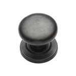 M.Marcus - Rustic Bronze Round Cabinet Knob on Rose
