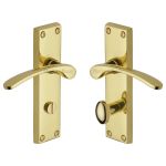 Heritage Brass - Sophia Door Handle on Plate