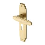 Heritage Brass - Astoria Door Handle on Plate