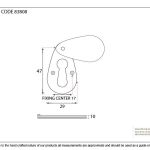 From The Anvil Plain Escutcheon