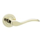 Turin Door Handles On Rose