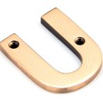 From The Anvil Polished Bronze Letter