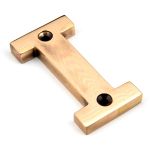 From The Anvil Polished Bronze Letter
