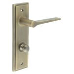 Burlington Knightsbridge Door Handles On Back Plate with Turn & Release