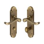 Heritage Brass - Savoy Door Handle on Plate