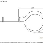 Pewter Hook Curtain Finial (Pair)