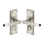Heritage Brass - Victoria Short Door Handle on Plate