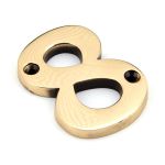 From The Anvil Polished Brass Numeral