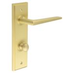 Burlington Mayfair Door Handles On Back Plate with Turn & Release
