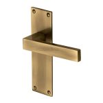 Heritage Brass - Metro Door Handle on Plate
