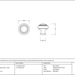 From The Anvil Ringed Cabinet Knob