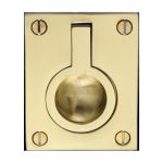 Heritage Brass - Flush Ring Cabinet Pull