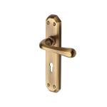 Heritage Brass - Charlbury Door Handle on Plate