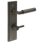 Burlington Westminster Door Handles On Back Plate with Turn & Release