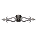 Heritage Brass - Oval Cabinet Knob with Backplate