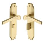 Heritage Brass - Tiffany Door Handle on Plate