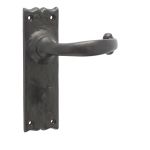 Antique Regal Suite Lever on Back Plate