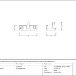 Anvil Cranked Casement Stay Pin