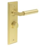 Burlington Westminster Door Handles On Back Plate with Turn & Release