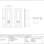From The Anvil Plain Privacy Rectangular Pull Set