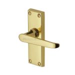 Heritage Brass - Victoria Short Door Handle on Plate