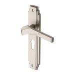 Heritage Brass - Tiffany Door Handle on Plate