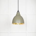 Smooth Brass Brindley Pendant in Tump