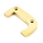 From the Anvil Polished Brass Letter