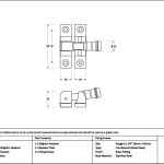 Prestbury Brighton Fastener - Narrow (Square)