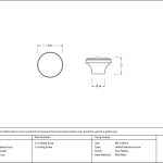 From The Anvil Ribbed Cabinet Knob
