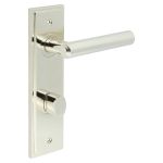 Burlington Richmond Door Handles On Back Plate with Turn & Release