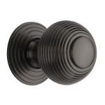 Heritage Brass - Reeded Cabinet Knob with Base