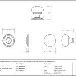 Anvil Mushroom Cabinet Knob
