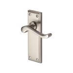 Heritage Brass - Edwardian Door Handle on Plate
