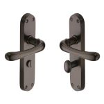 Heritage Brass - Luna Door Handle on Plate