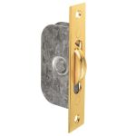 Polished Brass Sash Window Axle Pulley Brass Wheel 117mm x 25mm
