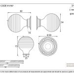 Anvil Heavy Beehive Mortice/Rim Knob Set