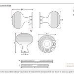 Anvil Heavy Beehive Mortice/Rim Knob Set