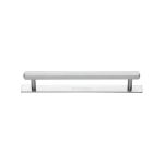 Heritage Brass - Hexagonal Cabinet Pull Handle with Plate