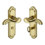 Heritage Brass - Lisboa Door Handle on Plate