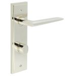 Burlington Mayfair Door Handles On Back Plate with Turn & Release