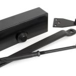 Black Size 3 Door Closer & Cover