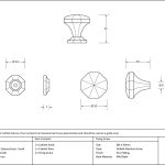 From The Anvil Octagonal Cabinet Knob