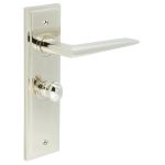 Burlington Mayfair Door Handles On Back Plate with Turn & Release