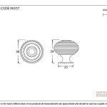 Anvil Beehive Cabinet Knob